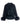Capa de lana Maximilian en negro con puños de cashmere de cabra - vista de producto