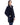 Chaqueta de visón rasado Maximilian en azul marino - vista tres cuartos