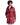 Abrigo reversible de cordero Maximilian en rojo - lado reversible