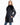 Chaqueta de cordero con cuello capa cordero toscana reversible Maximilian en dark blue - imagen 2