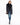 Chaqueta de cordero con cuello capa cordero toscana reversible Maximilian en dark blue - imagen 3