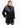 Chaqueta de cordero con cuello capa cordero toscana reversible Maximilian en dark blue - imagen 5
