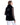 Chaleco de visón rasado en horizontal con cuello alto de visón en BLACK, imagen 3