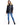 Chaqueta de cuero Black Beige con cuello solapa de cordero - look completo
