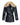 Chaqueta de cuero Black Beige con cuello solapa de cordero - vista de producto
