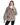 Chaqueta de cordero napado y troquelado con cuello camisero y bolsillo plastón - by Manzoni24 en TAUPE, imagen 1