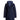 Chaquetón azul de lana y cashmere con interior acolchado Maximilian - detalle