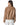 Cazadora de cuero con cuello camisero y bolsillos laterales en color Dark Taupe - vista posterior