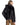 Chaqueta reversible de cordero toscana con capucha en color Brown - vista posterior