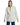 Chaqueta con delantero de lana de cordero, espalda acolchada y ceñidor Maximilian en off white - imagen 1