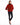 Chaqueta de visón teñido sin cuello y manga tres cuartos Maximilian en scarlet red - imagen 3