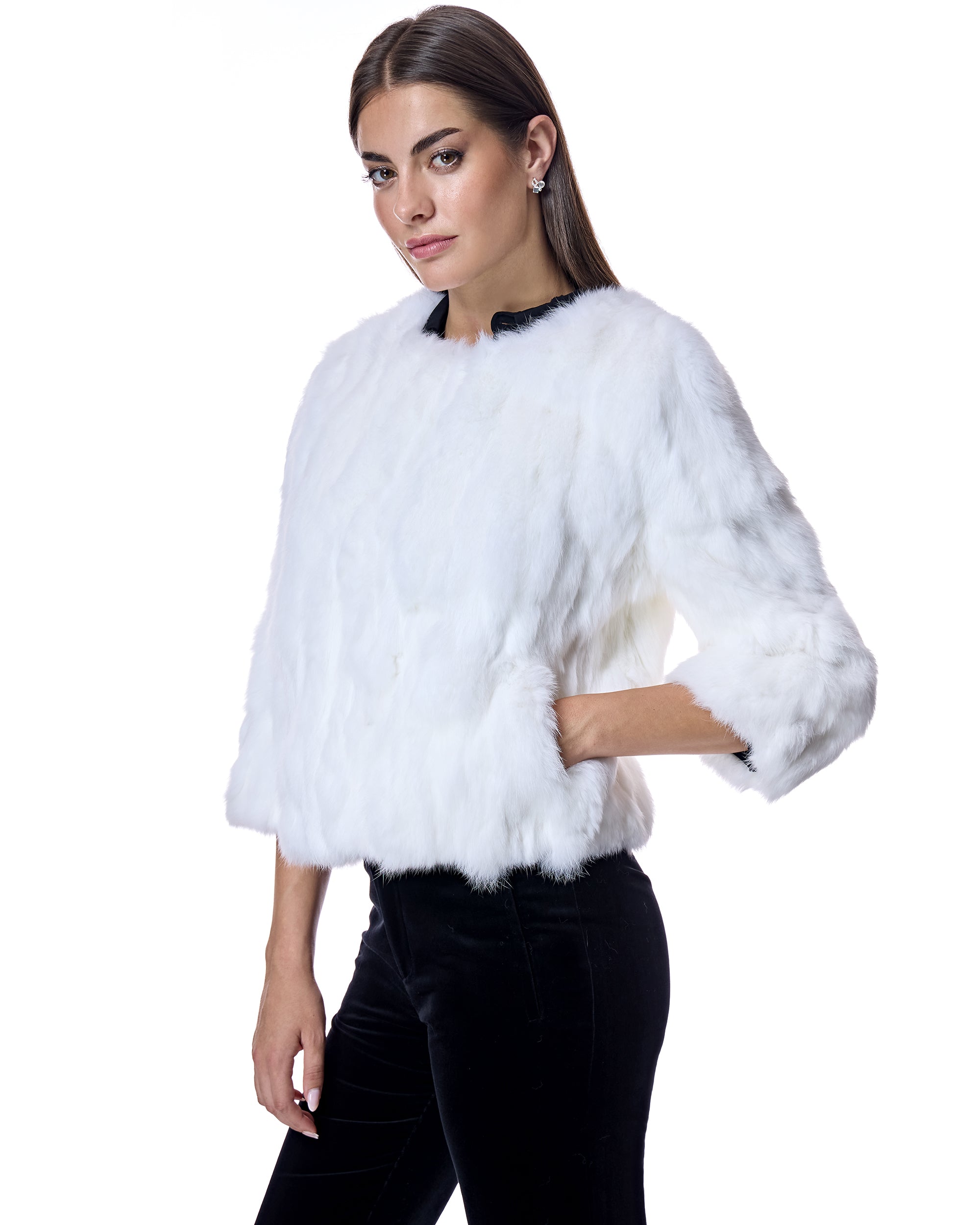 Rabbit Jacket Without Collar