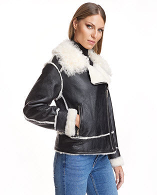 LAMB JACKET WITH TIKRADOR SHEEP COLLAR