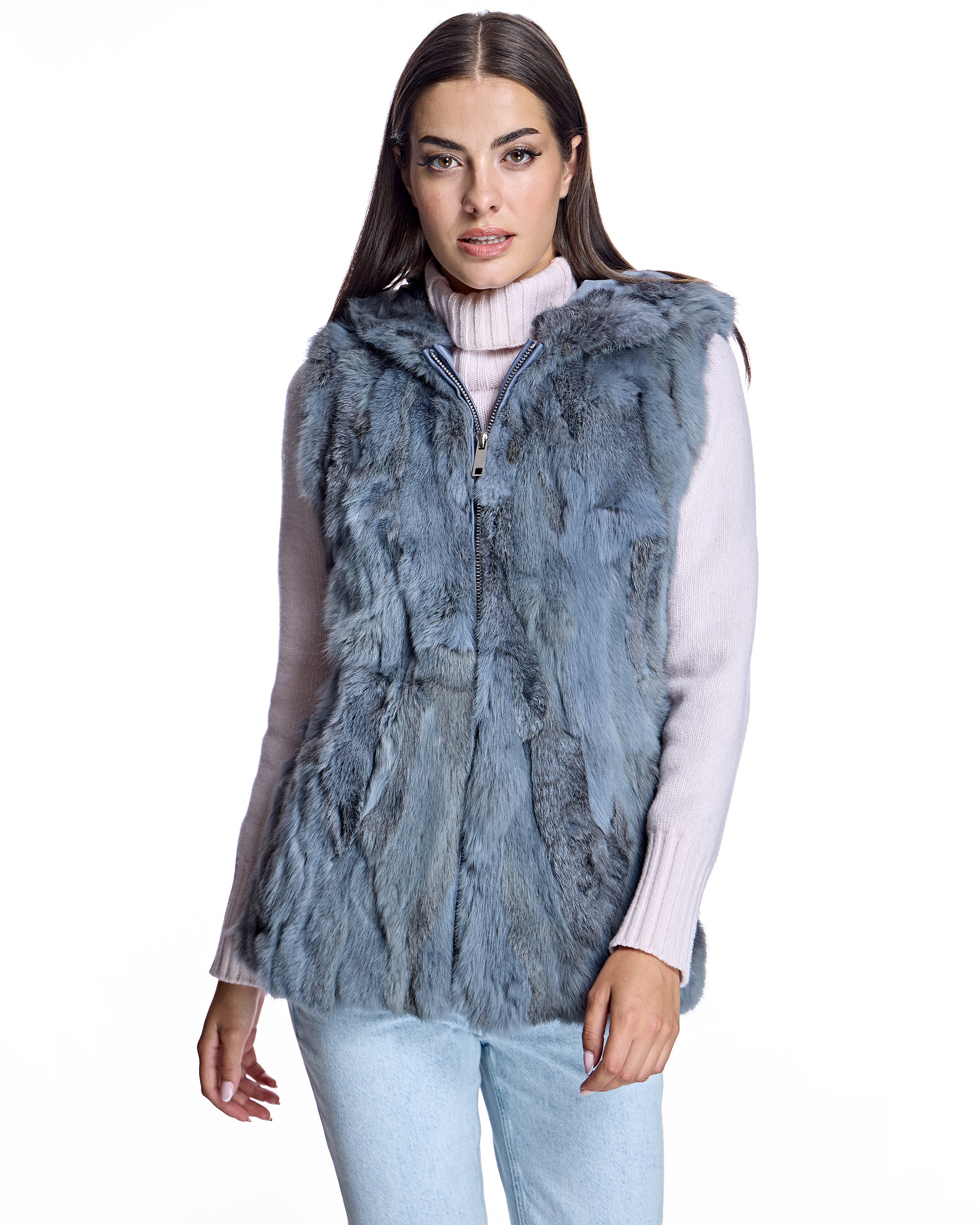 Rabbit Vest with Hood