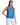 Top de cuero con cuello redondo Maximilian en cobalt - imagen 1