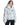 Chaqueta de retales de zorro con cuello alto ACT005-58|WHITE/BLACK SPOTS - vista 1