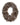 Knitted Sable Infinity Scarf - 1