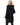 Chaquetón reversible de rex con capucha ribeteada de zorro AF61799-65|BLACK - vista 3