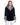 Chaqueta de visón rasado, manga recta, con franjas de chinchilla en cuello chal y puños AF61922-28|BLACK - vista 1