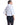 Bolero de visón en horizontal con cuello alto y manga francesa BC1502/M-25|WHITE - vista 3