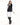 Chaleco reversible de raccoon y Loro Piana Wool Core con cremallera Maximilian en black - imagen 5