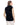 Chaleco reversible de retales de visón rasado con cuello alto y cremallera Maximilian en black - imagen 3