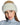 Gorro de cordero merino con ribete vuelto BCH04012-71|CAMEL/WHITE - vista 3