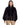 Chaqueta reversible de cordero con puños elásticos — vista frontal