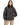 Chaqueta reversible de cordero con puños elásticos — vista reversible