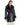 Chaquetón de cuero con cuello chal y puños de cordero BCI/DK/10/34-36|BLACK/DARK BROWN - vista 1
