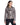 Chaqueta de python con cuello solapa y cinturón en GREY, imagen 1
