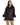 Chaquetón de lana y cachemira con cuello desmontable — vista frontal