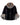 Capa de retales de visón con cuello y puños de zorro CAPE/SECP/MF-85|BLACK/CRYSTAL - vista 5