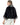 Capa de retales de visón con cuello y puños de zorro CAPE/SECP/MF-85|BLACK/SILVERFOX - vista 3