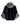 Capa de retales de visón con cuello y puños de zorro CAPE/SECP/MF-85|BLACK/SILVERFOX - vista 5