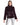 Chaqueta de visón horizontal con cuello tira e inserciones de visón rasado Maximilian en burgundy - imagen 1