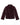 Chaqueta de visón horizontal con cuello tira e inserciones de visón rasado Maximilian en burgundy - imagen 6