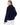 Chaqueta de visón horizontal con cuello tira e inserciones de visón rasado Maximilian en marine - imagen 2