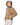 Chaqueta reversible de visón horizontal y plumas en dorado Maximilian en pastel - imagen 2