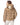 Chaqueta reversible de visón horizontal y plumas en dorado Maximilian en pastel - imagen 3