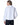Chaqueta de visón con cuello chimenea y apertura lateral en WHITE, imagen 3