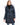 Chaquetón de plumas con capucha ribeteada de zorro Maximilian en marine - imagen 1