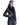 Chaqueta de cuero con cuello de cordero rizado GBS22092/L-42|BLACK - vista 2