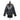 Chaqueta de cuero negra con cuello de zorro Maximilian - vista frontal