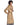 Abrigo de tejido de lana con cuello solapa de cordero Kalgan Maximilian en camel - imagen 2