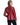 Chaqueta de cuero entallada con cuello alto y cremallera JW0138-42|RUBY RED - vista 3