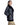 Chaqueta de cuero con cuello camisero, puños y bajos de cordero en BLACK, imagen 2