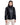 Chaqueta de cuero con cuello de solapa, inserciones delanteras y puños de cordero merino en BLACK, imagen 1