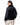 Chaqueta de cuero con cuello de solapa, inserciones delanteras y puños de cordero merino en BLACK, imagen 3