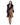 Abrigo de cordero doblefaz con cuello chal en COGNAC/BLACK, imagen 4